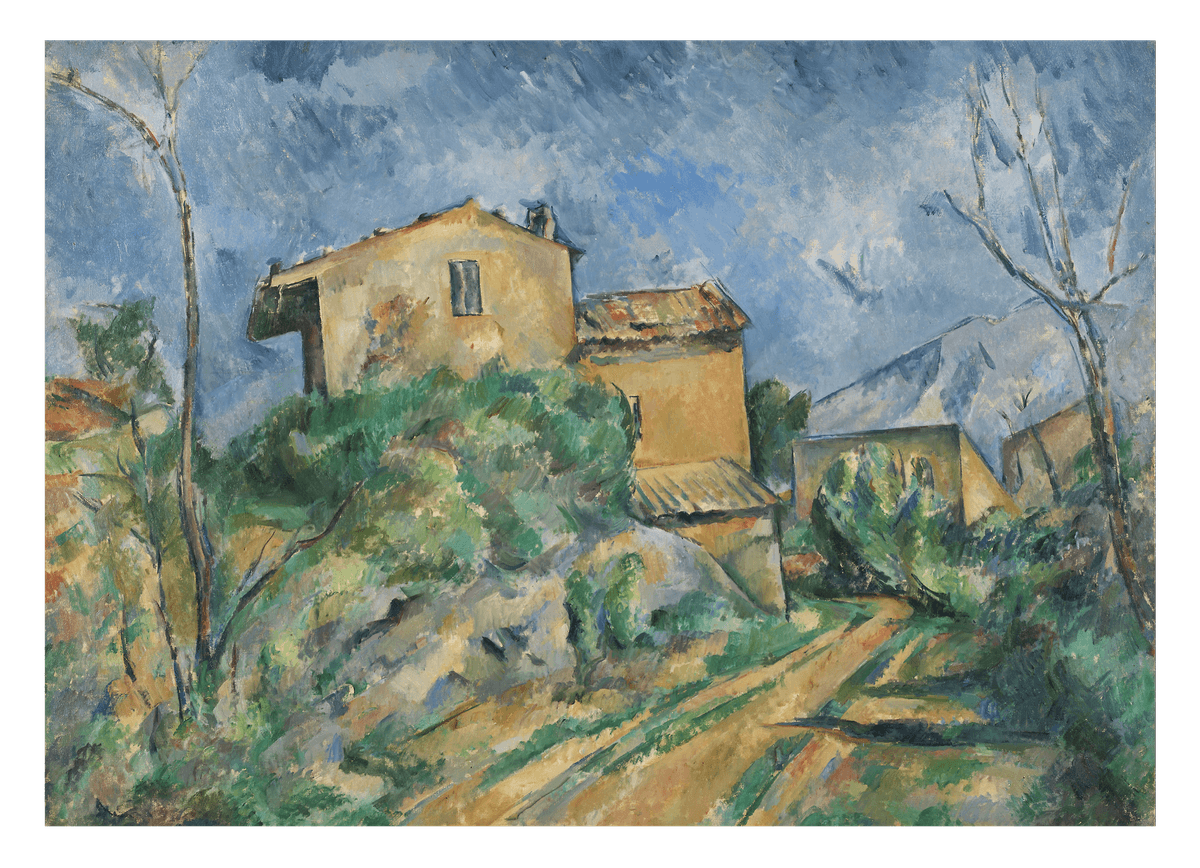 Paul Cézanne - Das Haus Maria am Weg zum Château Noir (1895)
