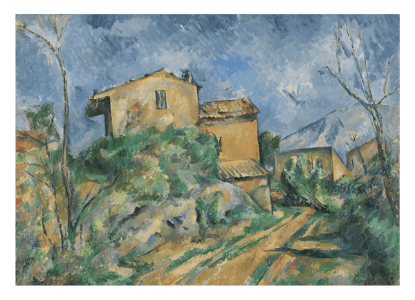 Paul Cézanne - Das Haus Maria am Weg zum Château Noir (1895)