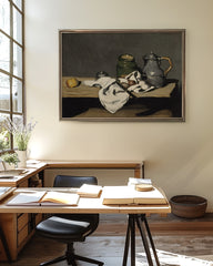 After Hover: Paul Cézanne - Stillleben mit offener Schublade (1867-1869)