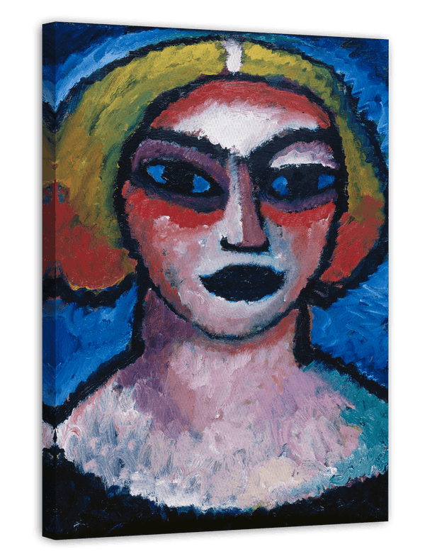 Alexej von Jawlensky - Frauenkopf Gemälde Kunstdruck