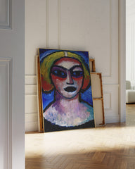 After Hover: Alexej von Jawlensky - Frauenkopf Gemälde Kunstdruck