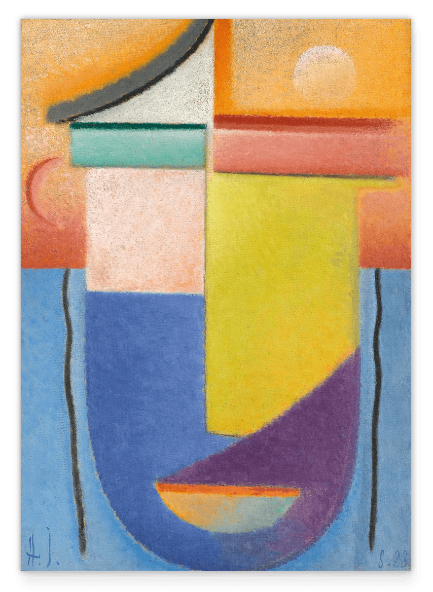 Alexej von Jawlensky - Abstrakter Kopf: Wasser und Licht