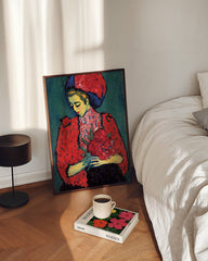 After Hover: Alexej von Jawlensky - Junge Frau mit Pfingstrose