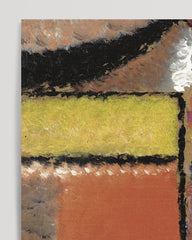 After Hover: Alexej von Jawlensky - Abstrakter Kopf in Brauntönen