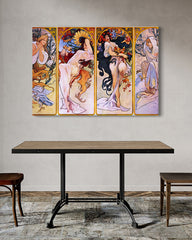 After Hover: Alfons Mucha - Vier Jahreszeiten