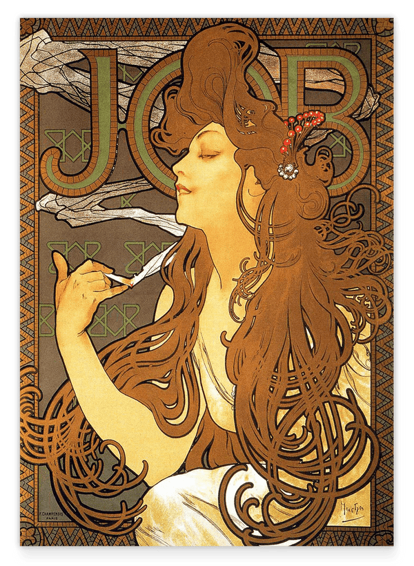 Alfons Mucha - Job Cigarettes