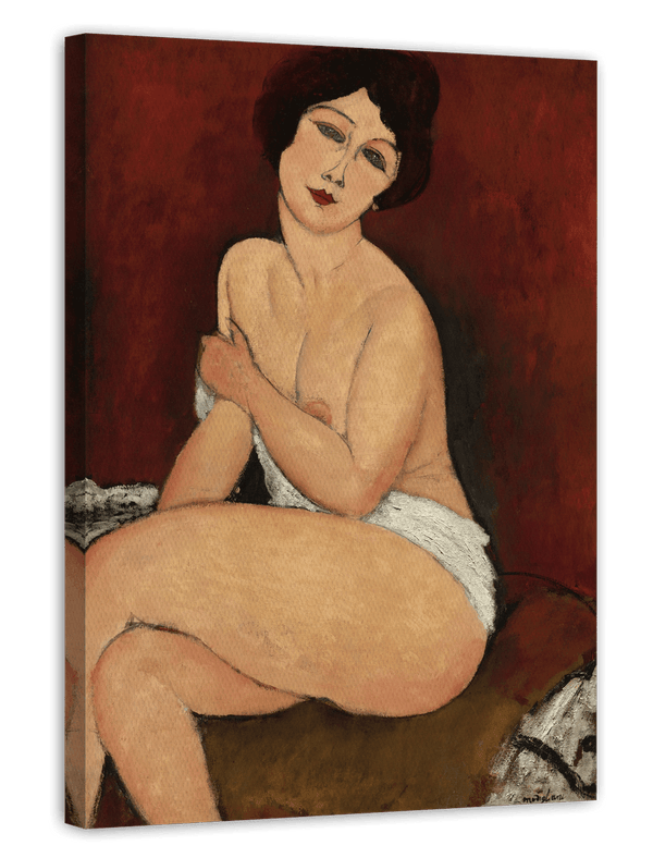 Amedeo Modigliani - Sitzende Nackte auf Divan