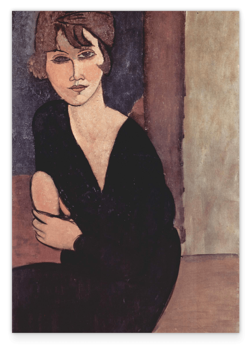 Amedeo Modigliani - Sitzende Frau