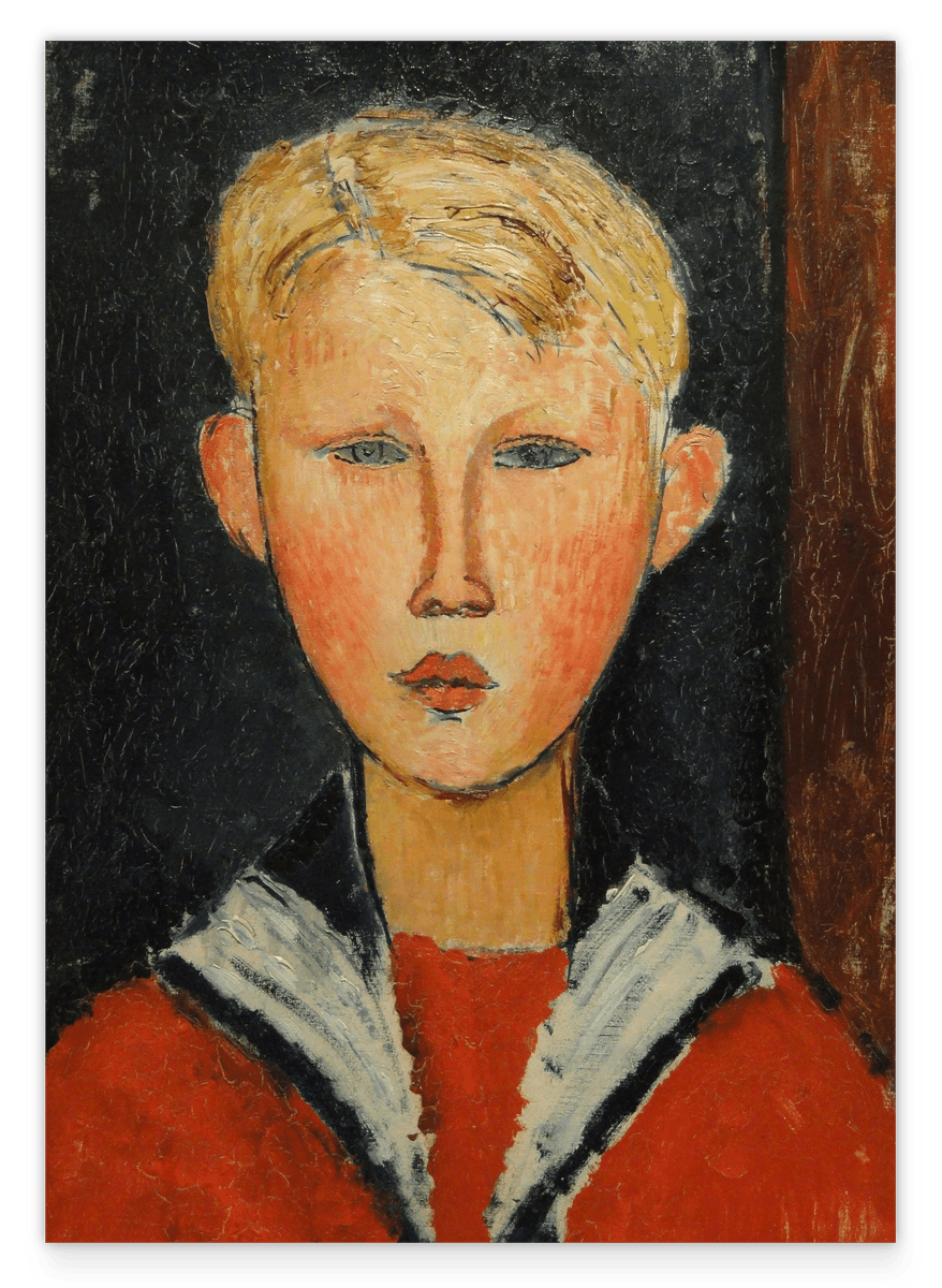 Amedeo Modigliani - Der Junge mit den blauen Augen