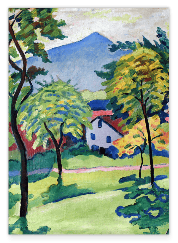 August Macke - Tegernsee Landschaft Anagoria