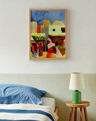 After Hover: August Macke - Markt in Tunis