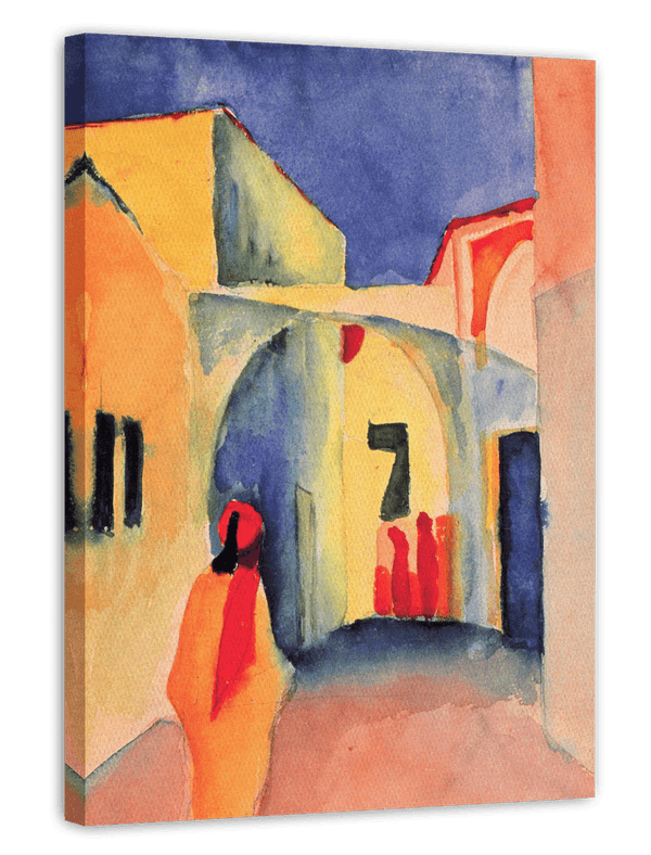 August Macke - Blick auf eine Allee in Tunis