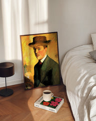 After Hover: August Macke - Selbstportrait mit Hut