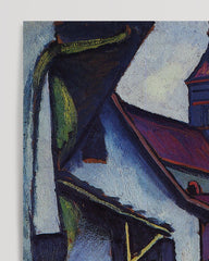 After Hover: August Macke - Straße mit Kirche in Kandern