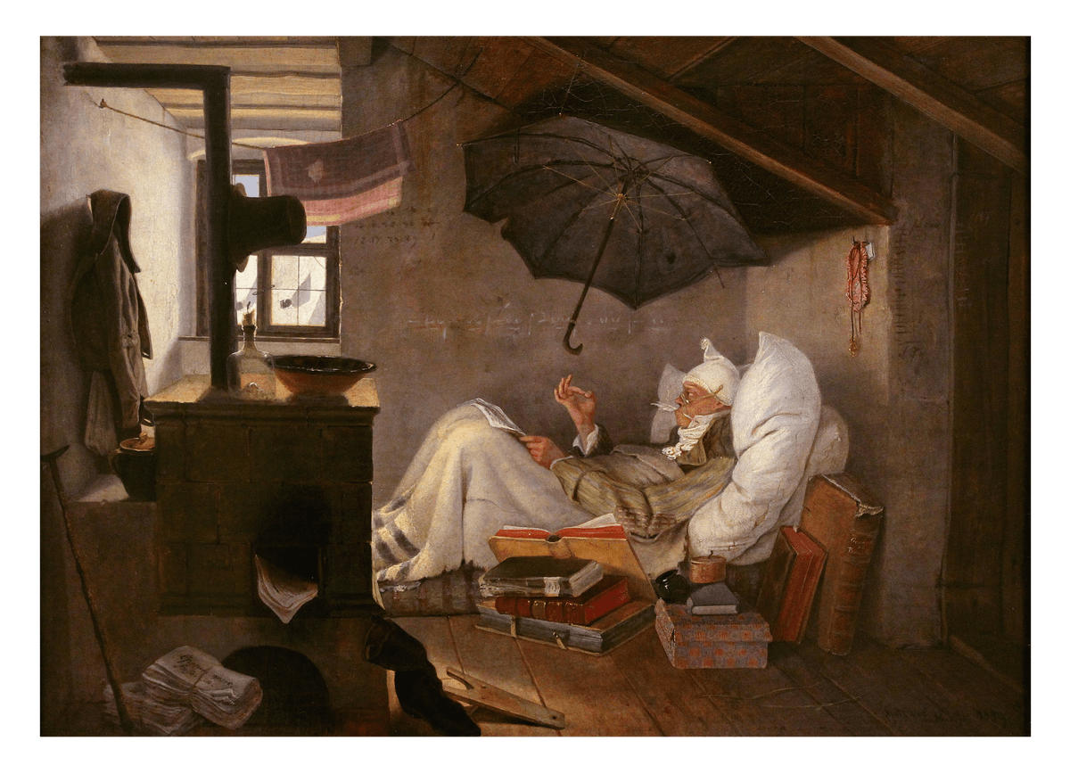 Carl Spitzweg - Der arme Poet