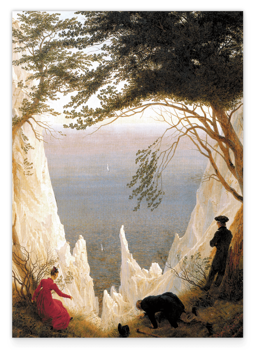 Caspar David Friedrich - Kreidefelsen auf Rügen – DEKOORA