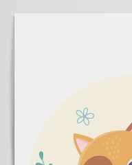 After Hover: Katzen im Blumenfeld, Süße Illustration, Zeichnung für Kinder, Deko für das Zuhause