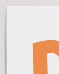 After Hover: D wie Duck, Englisches ABC Lernen, Enten Kinderzimmer Dekoration in Weiß, Buchstabe für Name