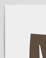 After Hover: M wie Maus, Kinder Wanddeko in Weiß, ABC Buchstaben lernen