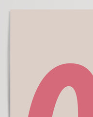 After Hover: C wie Cow in Beige, Tier Illustration mit Buchstabe für Kinder - Süße Kuh Zeichnung