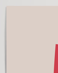 After Hover: N wie Nachtigall, ABC lernen, Buchstabe für Name, Beige Wanddekoration für Kinder