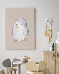 After Hover: Tanzender Pinguin, Wasserfarben-Kunst, Süße Illustration, Kinder und Baby Dekoration