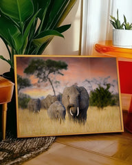 After Hover: Elefanten-Familie