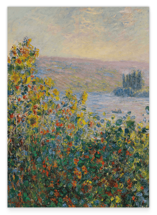 Claude Monet - Blumenbeete in Vetheuil