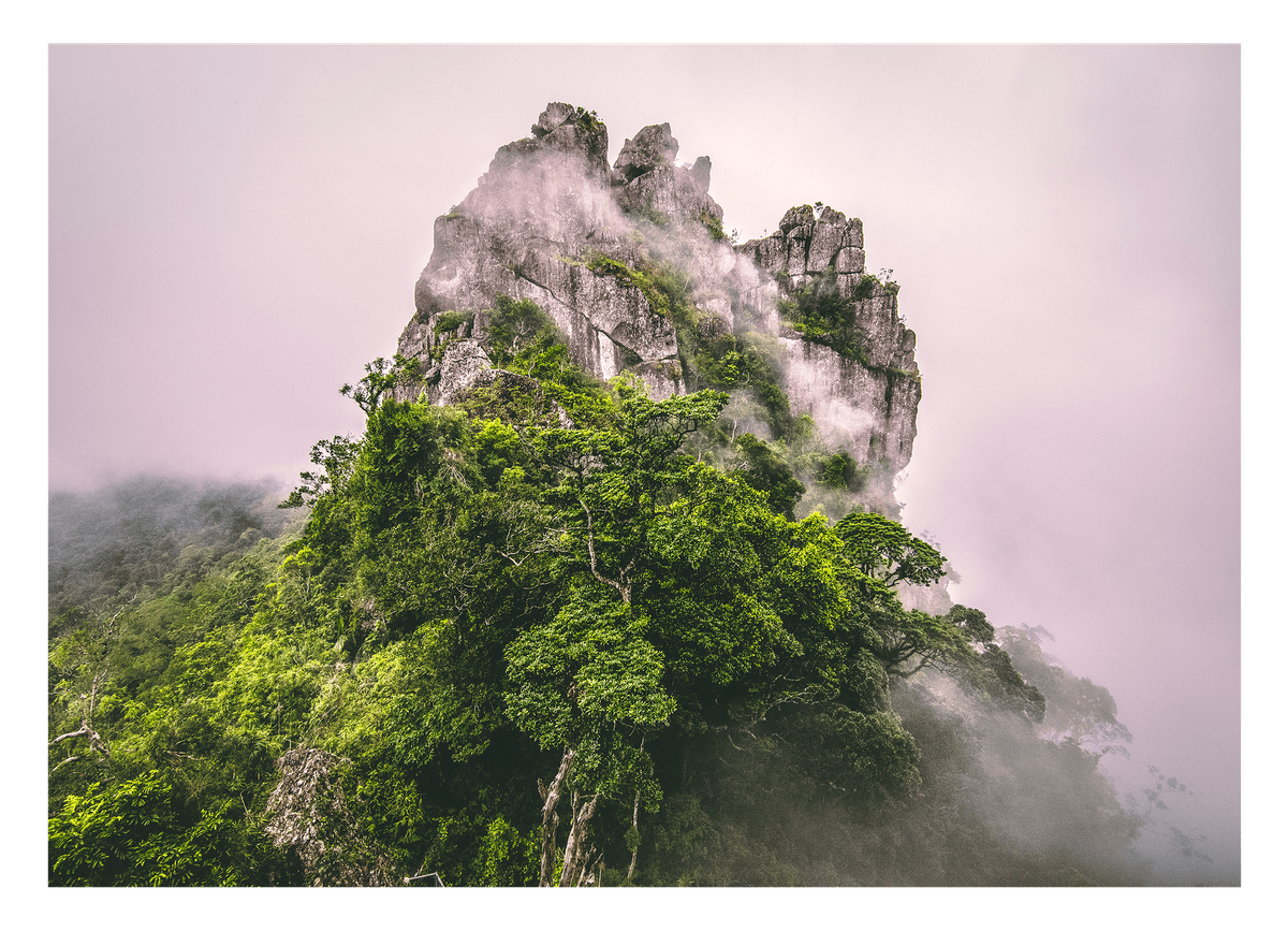 Asiatische Berglandschaft
