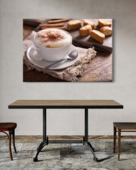 After Hover: Cappuccino mit Gebäck