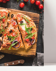 After Hover: Oliven-Pizza