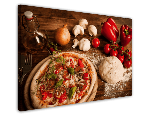 Restaurante Kunstdruck - Italienische Pizza