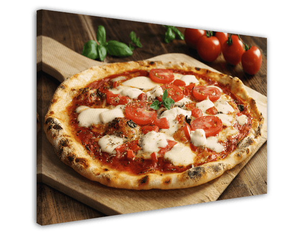 Italienisches Essen Fotografie - Pizza Tomate Mozzarella