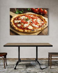 After Hover: Italienisches Essen Fotografie - Pizza Tomate Mozzarella