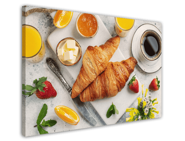 Croissant-Frühstück