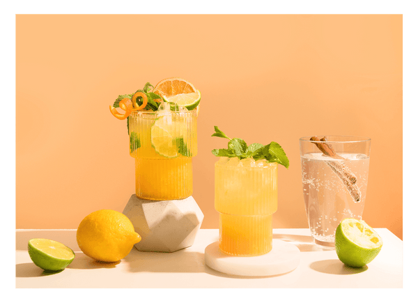 Erfrischende Limonaden mit Zitrone