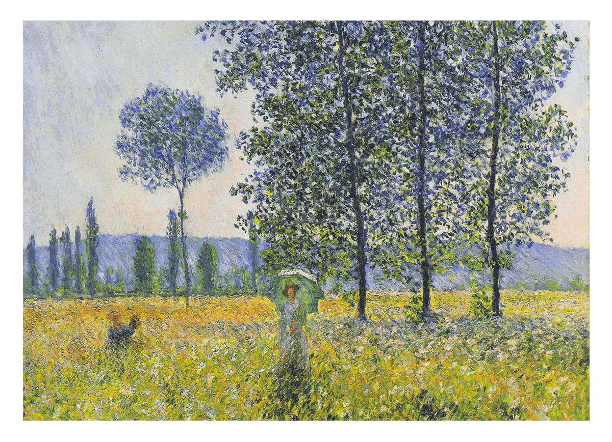 Claude Monet - Pappeln im Sonnenlicht
