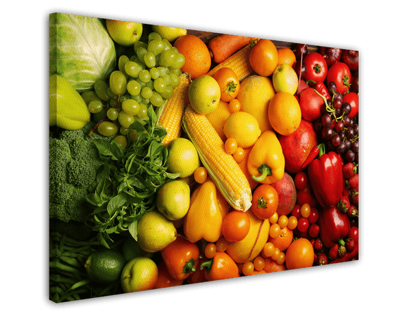 Buntes Obst und Gemüse - Essen Fotografie