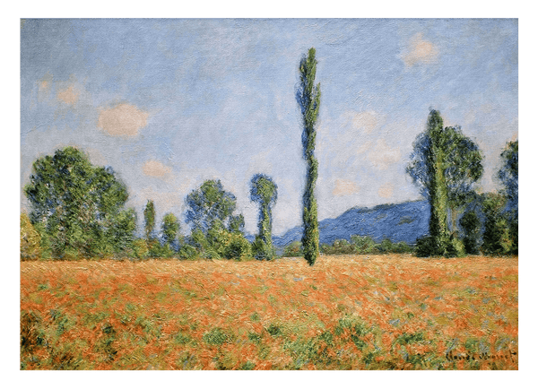 Claude Monet - Mohnfeld Giverny