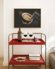 After Hover: Frischer Milchkaffee