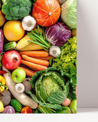 After Hover: Buntes Obst und Gemüse - Frische Lebensmittel