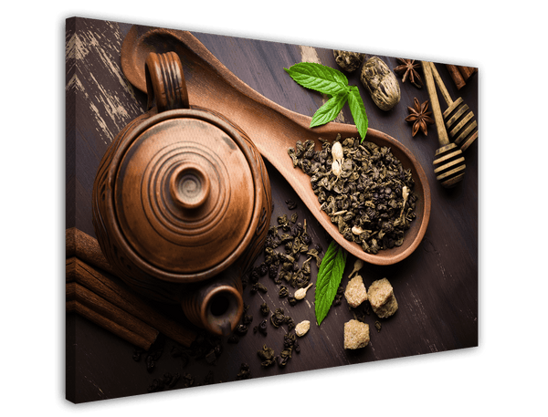 Teegenuss - Getrocknete Teeblätter Fotografie