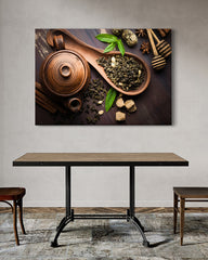 After Hover: Teegenuss - Getrocknete Teeblätter Fotografie