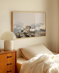 After Hover: Schneeleopard in den Bergen