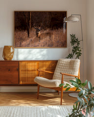 After Hover: Hirsch in Abendstimmung