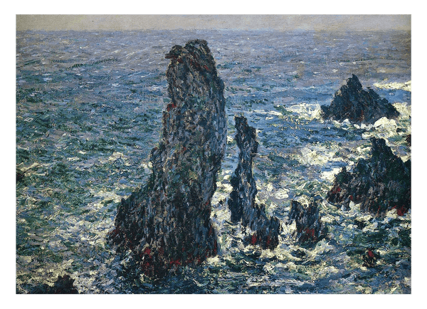 Claude Monet - Felsen bei Belle-Ile