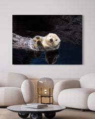 After Hover: Schwimmender Seeotter