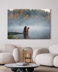 After Hover: Hunde am See