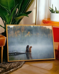 After Hover: Hunde am See