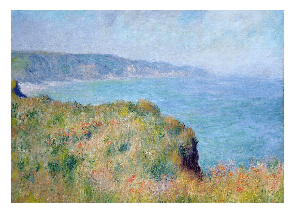 Claude Monet - Klippe bei Pourville